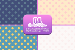 Retro Polka Dot Seamless Pattern Product Image 1