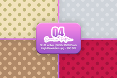 Vintage Polka Dot Seamless Pattern Product Image 1