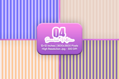 Lavender Peach Stripe Seamless Art Product Image 1