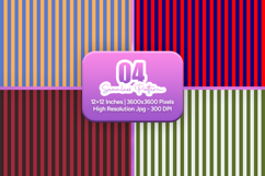 Bold Color Stripe Seamless Pattern Product Image 1