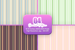 Soft Classic Stripe Seamless Digital Paper Bundle Product Image 1