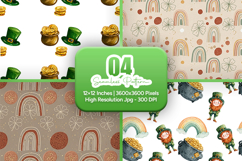 Lucky Leprechaun Seamless Set - Leprechaun &amp; Clovers Product Image 1