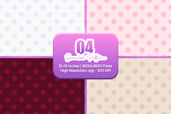 Soft Polka Dot Seamless Pattern Bundle Product Image 1