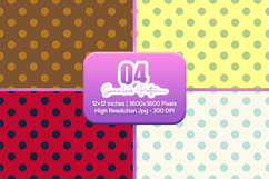 Colorful Polka Dot Seamless Pattern Product Image 1