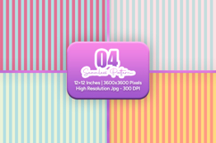 Pastel Candy Stripe Seamless Pattern Product Image 1