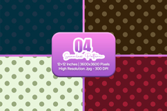 Dark Polka Dot Seamless Pattern Product Image 1