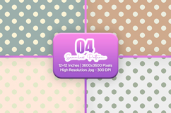 Neutral Polka Dot Seamless Pattern Product Image 1