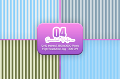 Cool Tone Stripe Seamless Pattern Set Product Image 1