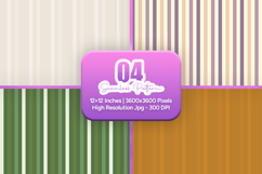 Soft Earth Stripe Seamless Digital Paper Bundle Product Image 1