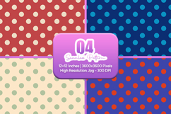 Colorful Polka Dot Seamless Pattern Product Image 1