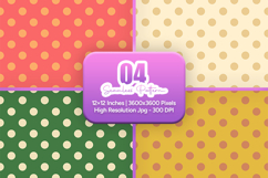 Retro Polka Dot Seamless Pattern Product Image 1