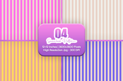 Pink Purple Stripe Seamless Pattern Product Image 1