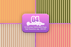 Soft Earth Tone Stripe Seamless Set Product Image 1