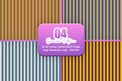 Earth Tone Stripe Seamless Pattern Set Product Image 1