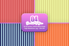 Bold Bright Stripe Seamless Paper Pack Product Image 1