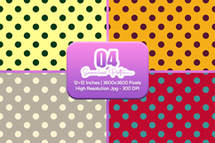 Colorful Polka Dot Seamless Pattern Product Image 1