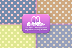 Pastel Polka Dot Seamless Pattern Product Image 1