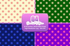 Colorful Polka Dot Seamless Pattern Product Image 1