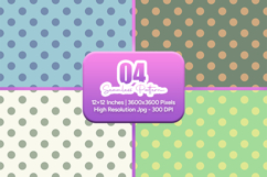 Polka Dot Seamless Pattern Bundle Product Image 1