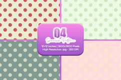 Colorful Polka Dot Seamless Pattern Product Image 1