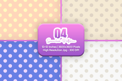 Pastel Polka Dot Seamless Pattern Product Image 1