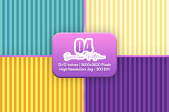 Vibrant Color Stripe Seamless Pack Product Image 1