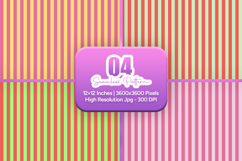 Bright Candy Stripe Seamless Pattern Product Image 1