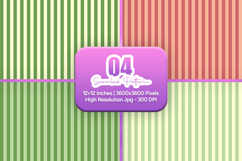 Fresh Green Stripe Seamless Pattern Product Image 1