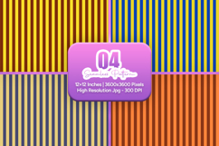 Bold Vintage Stripe Seamless Pattern - Leprechaun &amp; Clovers Product Image 1