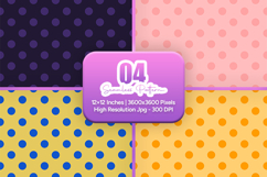 Retro Polka Dot Seamless Pattern Product Image 1