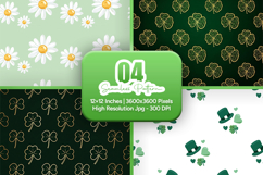 Daisy Clover Lucky Seamless Set - Leprechaun &amp; Clovers Product Image 1