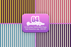Elegant Stripe Seamless Pattern Set Product Image 1