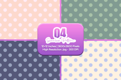 Vintage Polka Dot Seamless Pattern Product Image 1