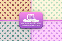 Pastel Polka Dot Seamless Pattern Product Image 1