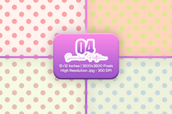 Pastel Polka Dot Seamless Pattern Product Image 1