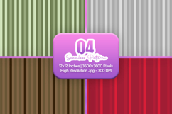 Earth Tone Stripe Seamless Digital Paper Bundle Product Image 1