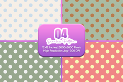 Colorful Polka Dot Seamless Pattern Product Image 1