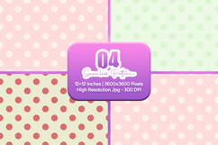 Pastel Polka Dot Seamless Pattern Product Image 1