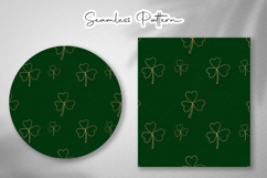 Luxury Gold Clover Seamless Set - Leprechaun &amp; Clovers Product Image 4