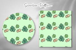 Green Clover Lucky Seamless Set - Leprechaun &amp; Clovers Product Image 4