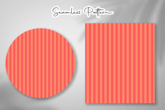 Lime Coral Stripe Seamless Pattern Product Image 4