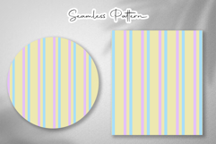Pastel Seamless Striped Pattern Pack Product Image 4