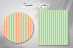 Peach Pastel Striped Seamless Pattern Product Image 4