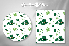 Lucky Gold Clover Seamless Bundle - Leprechaun &amp; Clovers Product Image 4
