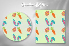 Easter Eggs Bunny Seamless Pattern Product Image 4