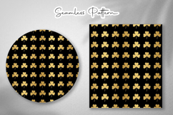 Elegant Gold Clover Seamless Pack - Leprechaun &amp; Clovers Product Image 4