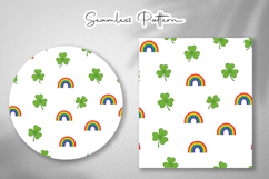 St Patrick Seamless Pattern Bundle - Leprechaun &amp; Clovers Product Image 4