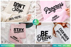 Motivational Sleeve SVG Designs,Positive quotes Sleeve Svg Product Image 1