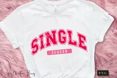 Retro Single Season PNG | Valentine's Day PNG Product Image 2