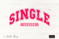 Retro Single Season PNG | Valentine's Day PNG Product Image 3